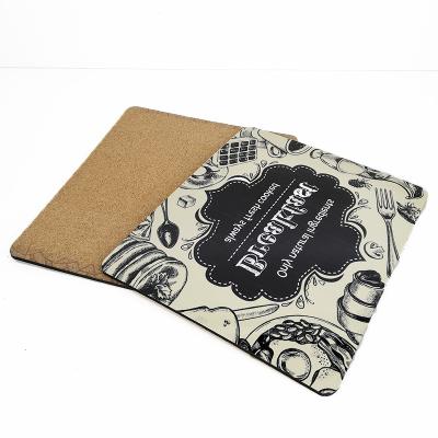 China Eco-Friendly Sublimation MDF Heat & Slip-Resistant Placemat for Table Protector for sale