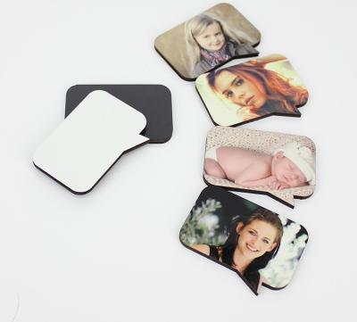 China Promotional 60x45mm Sublimation Blank Fridge Magnets for Souvenir and Gift for sale