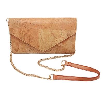 China 2022 Amazon Hot Sell Ladies Faction Shoulder Bag with Eco Cork  24x6x14.5cm for sale