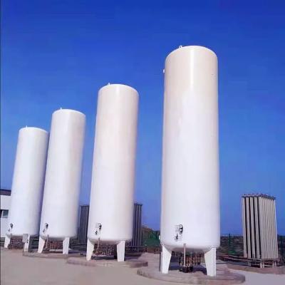 China Vertical Q245R Cryogenic Liquid Storage Tank For Transporting Nitrogen for sale