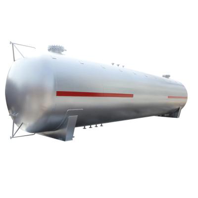 China Bala de aço inoxidável do tanque de armazenamento 20m3 do gás de 25000L LPG Mounded à venda
