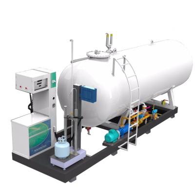 China 1000L LPG Gas Filling Station 40cbm , 2.5Mpa Auto LPG Filling Stations for sale