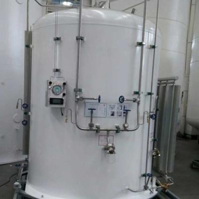 China Liquid Oxygen Micro Bulk Tanks Cryogenic , 1m3 Microbulk Nitrogen Tanks for sale