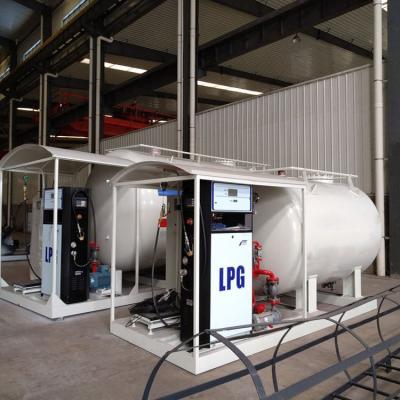 China 2.5 Ton LPG Gas Filling Station 5000 Liters 5-200 Cubic Meter for sale