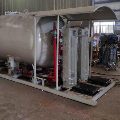 China Portable 10m3 LPG Gas Filling Station 12m3 LPG Refuelling Stations for sale