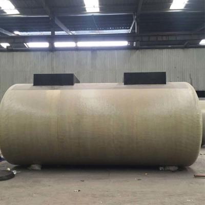 China Fiberglass 60000 Liter Fuel Oil Storage Tank Double Wall 40c Underground for sale