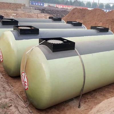 China 100m3 Double Wall Fuel Oil Storage Tank FRP 50 Cubic Meters for sale