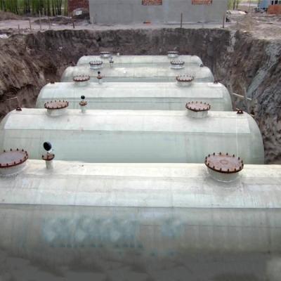 China Industrial Double Layer Underground Fuel Oil Storage Tank For Gas Refilling Station Te koop
