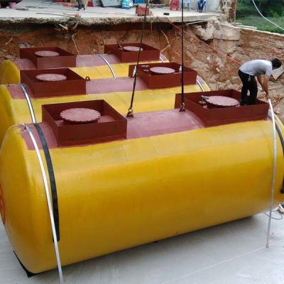 China Vertical 0.1 MPa Industrial Oil Storage Tanks FRP Steel for sale