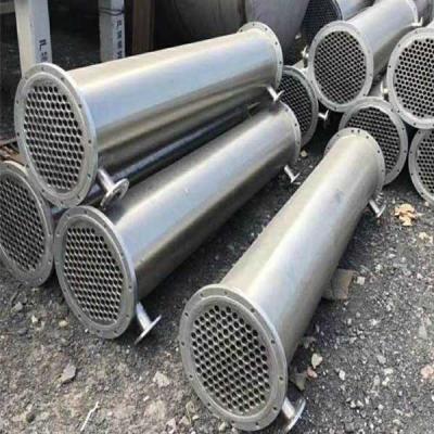 China Double Tube Evaporative Heat Exchanger 6 Bar , 316L Water To Water Heat Exchanger for sale