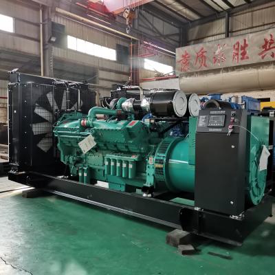 China Water Cooled 1000kw Cummins Diesel Generator Set 1 Megawatt Genset 1Mw for sale