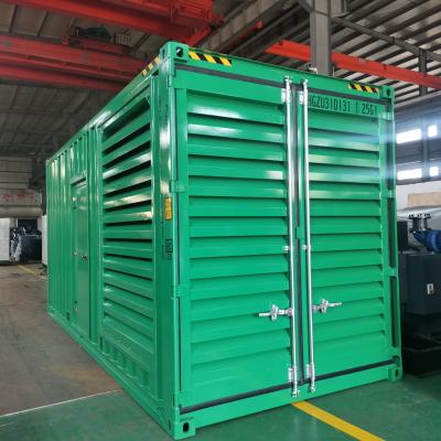 China 800kva 640kw 50Hz 3 Phase Container Diesel Generator Hotel Diesel Electric Genset for sale