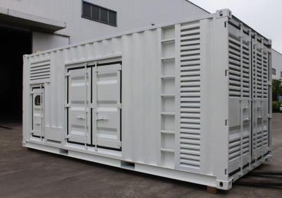 中国 1250kva容器のディーゼル発電機防音1MWはディーゼル発電機セットをコンテナに詰めた 販売のため