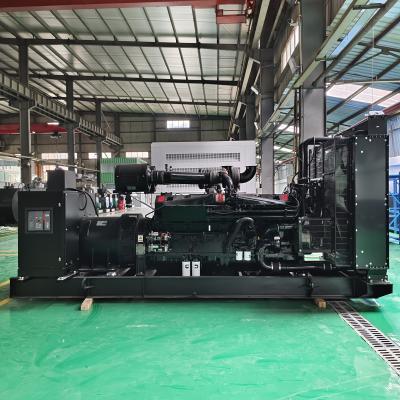 China 1MW Cummins Diesel Generator Set 1250kva Open Type Diesel Genset para energia de espera à venda