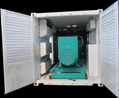 Chine générateur silencieux refroidi à l'eau 1MW de 3 phases de générateur diesel du conteneur 1000kw à vendre