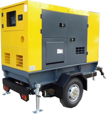 Chine 220 volts 380 volts dg de 400 KVAs ont placé le générateur diesel de remorque mobile avec des roues à vendre