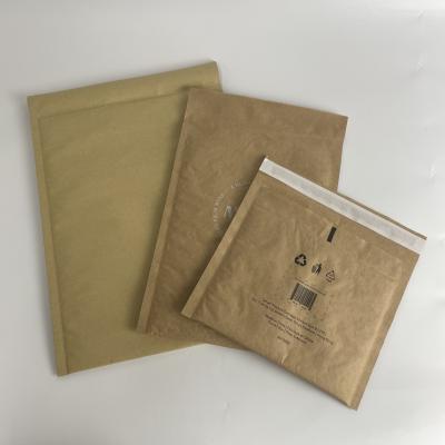 China Bolso de empaquetado impreso Logo Mailing Kraft Shipping Bags de la ropa para el poste en venta