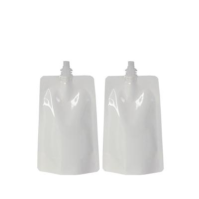 China Bebida de encargo completamente transparente reutilizable Juice Baby Food Packaging Bag de la bolsa del canalón en venta