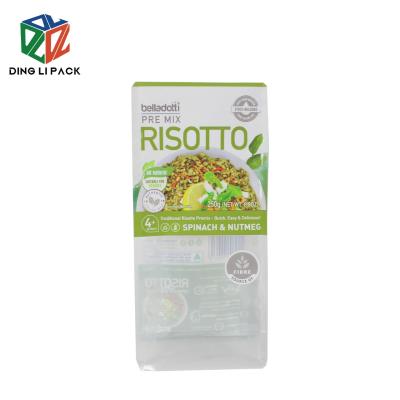 China Top Opening Plastic Custom Packaging Stand Up Pouches For Instant Rice for sale