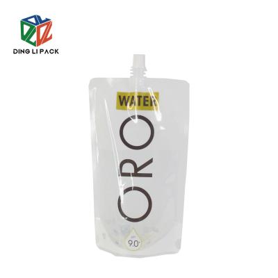 China PH9.0 Glossy Finish Food Grade Custom Spout Pouch Liquid Juice Packaging Bag for sale