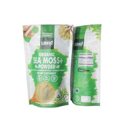 China El arreglo para requisitos particulares recicla la prenda impermeable de Moss Powder Food Packaging Pouches del mar en venta