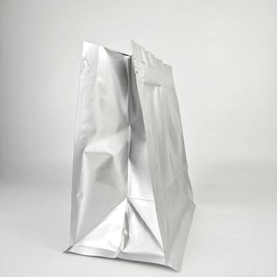 China Customizable Large Size  Aluminum Foil Flat Bottom Zipper Bag for Packaging à venda