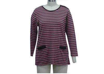 China Camisetas casuales de teñido del ciclo del hilado nuevas con señora larga Pullover Sweatshirt de la manga en venta