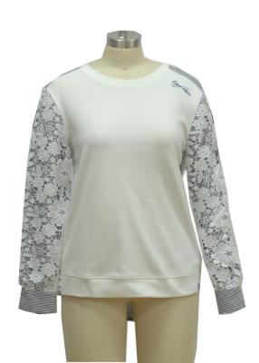 中国 人格新しい設計装飾は袖口の縫うことのような層の女性プルオーバーのワイシャツをひもで締めます 販売のため