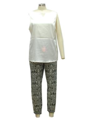 China Customized Design Stylish Ladies Loungewear Sets Stylish Vest For Summer Holiday for sale