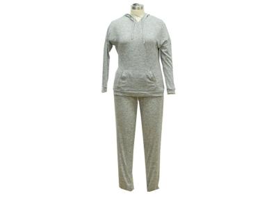 China Long Sleeves Knitted Ladies Loungewear Sets With Hook Shirt And Long Pants for sale