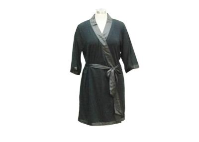 China Pretty Black Women'S Winter Nightgowns , Warm Ladies Long Sleeve Nighties for sale