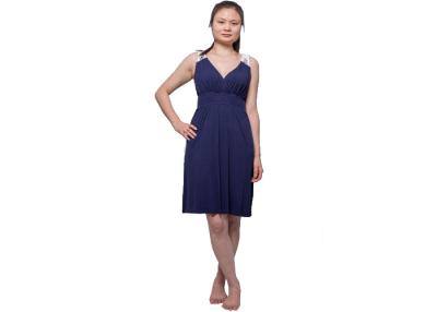 China Sleeveless Womens Summer Nightwear Womens Cotton Pajamas Night Dress for sale