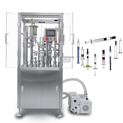 China Prefilled Syringe Vacuum Liquid Filling And Plugging Machine With 600-900 Pcs/H for sale