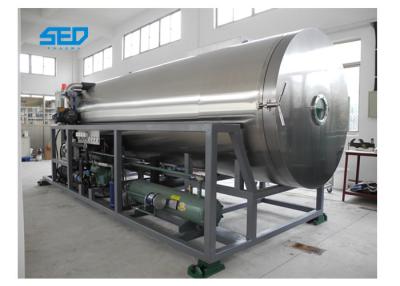 Chine 200 kilogrammes par type sec équipement de production à la machine de gel de vide de fruit en lots de lyophilisation à vendre