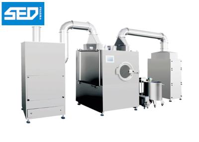 China Automatic Film Coating Machine Tablet Coating Equipment With 4 Spray Guns for sale