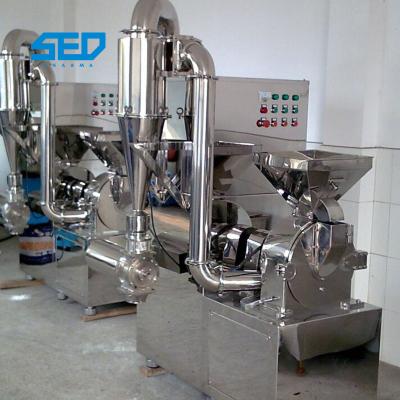 China SED-500ZFS 20-250 Mesh Consumption Capacity Herbal Hammer Mill Grinder Machine For Pharma Industry Weight 780KGS for sale