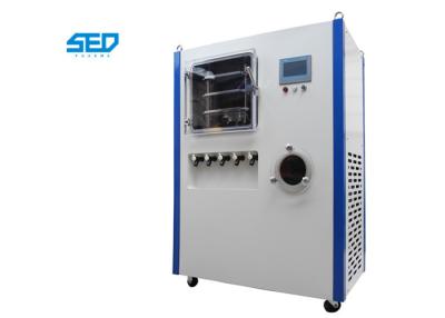 中国 SED-0.2FDG 0.24㎡の試験規模の凍結乾燥装置のバッチごとの薬剤のガラスびんの凍結乾燥機械450びん 販売のため