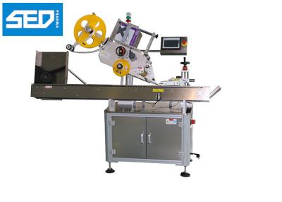 China Horizontal Type Automatic Labeling Machine Glass Vial Automated Label Applicator for sale