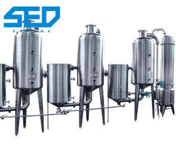 China Double Effect Herbal Extraction Equipment For Evaporating Concentrating Liquid Material for sale