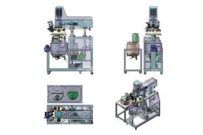 China Three Phase Toothpaste Manufacturing Equipment With Hydraulic Lifting Function for sale