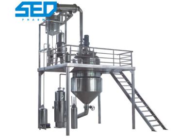 China Cadena de producción herbaria automática de la concentración del equipo de la extracción con acero inoxidable en venta