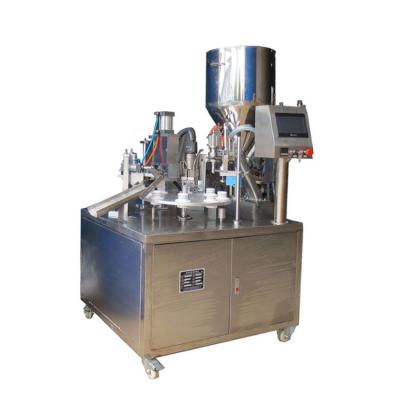 China High Viscosity Liquid Semi Automatic Hose Filling And Sealing Machine For Aluminum Tube for sale