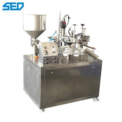 China Automatic Hose Filling And Sealing Machine Toothpaste Filling And Sealing Machine Encasing Speed 30-120 Boxes/Min for sale