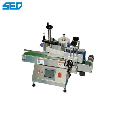 China Table Top Round Bottle Sticker Auto Label Machine With Packeting Low Noise for sale