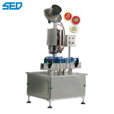 China Weight 600kg Automatic Crown Corking Pharmaceutical Machinery Equipment For Crown Cap Acrylic Cabinet for sale