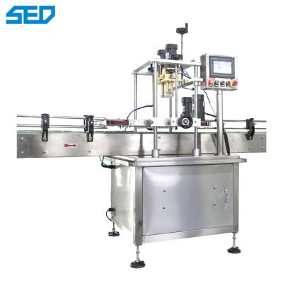 China SED-250P AC Single-Phase 220V 50/60Hz 2 4 6 8 Heads Sanitizer High Speed Capping Machine Automatic Straight Line Type for sale