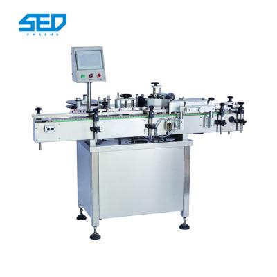 China High Speed Automatic Labeling Machine Two Sided Adhesive Sticker Precise Localization for sale