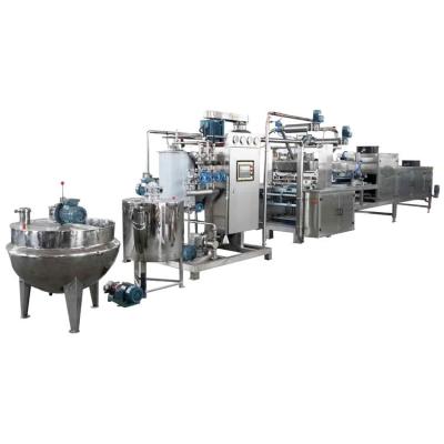 China Automatic Hard Boiled Lollipop Candy Depositing Line With 150KG/Hours for sale