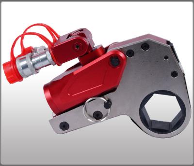 China Hollow Hydraulic Torque Wrench Tool Low Profile CE / TUV Certificate for sale