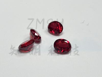 China Oval Cut Loose Synthetic Gem Stone Sapphire Gem Crystal Te koop